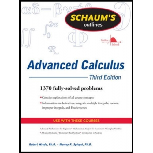 Murray Spiegel Robert Wrede - Schaum's Outline of Advanced Calculus, Third Edition