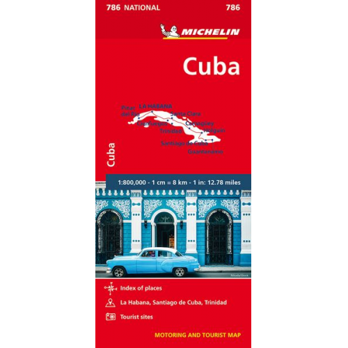 Cuba - Michelin National Map 786