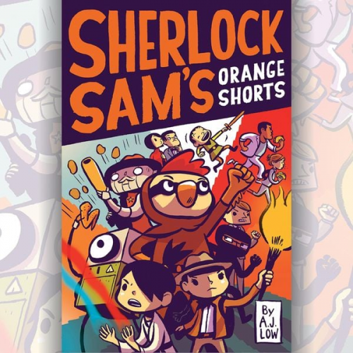 A.J. Low - Sherlock Sam's Orange Shorts