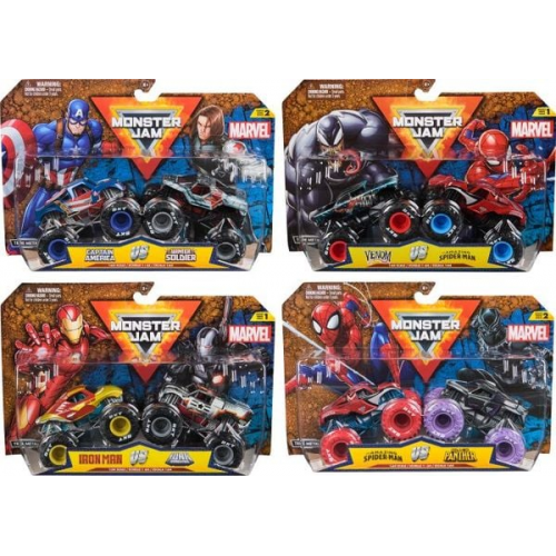 Spin Master - Monster Jam 2 - Pack 1:64 Marvel