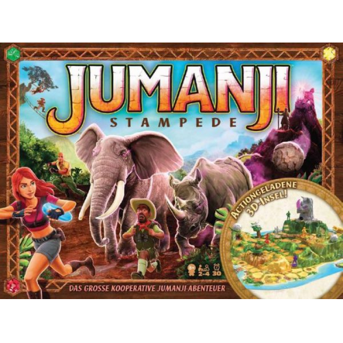 Spin Master Games - Jumanji Stampede - kooperatives 3D-Abenteuerspiel