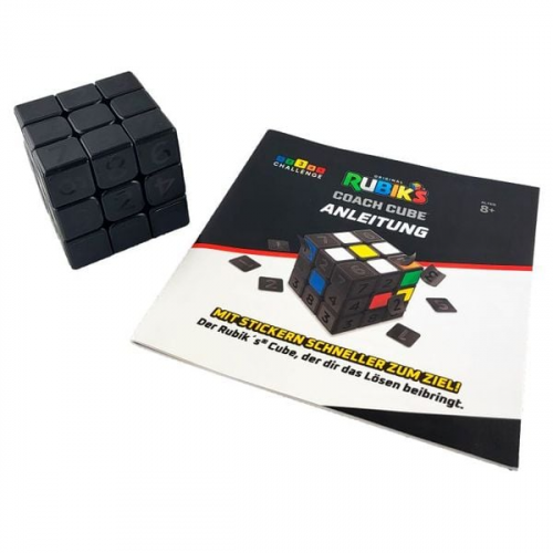 Rubik's Coach Cube, Lösen des 3x3 Zauberwürfels mit Aufklebern, Anleitung und Videos lernen Zappelspielzeug für Erwachsene ¦ für Kinder