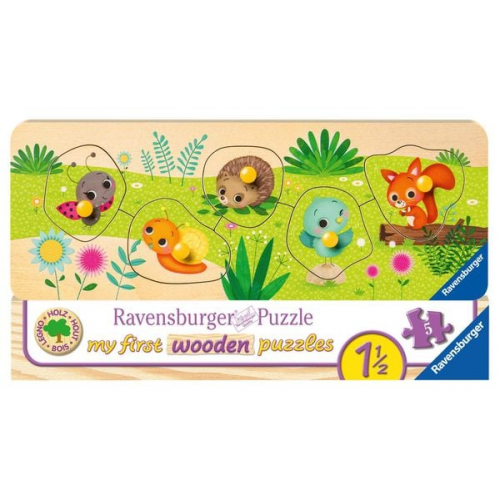 Puzzle Ravensburger Tierkinder im Garten 5 Teile