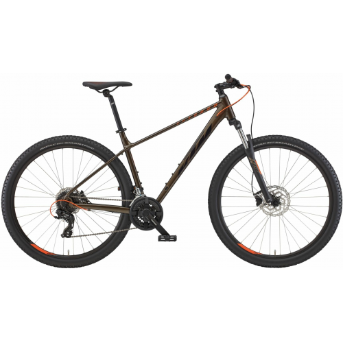 KTM CHICAGO 292, 24 Gang Kette, Herrenfahrrad, Diamant, Modell 2022/2023, 29 Zoll 38 cm oak (black+orange)