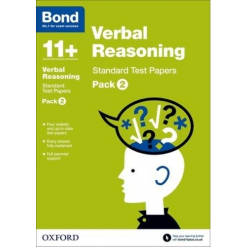 Bond 11 Frances Down - Bond 11+: Verbal Reasoning: Standard Test Papers: For 11+ GL assessment and Entrance Exams