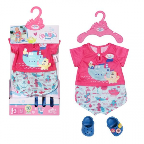 BABY born Bath Pyjamas & Clogs 43cm