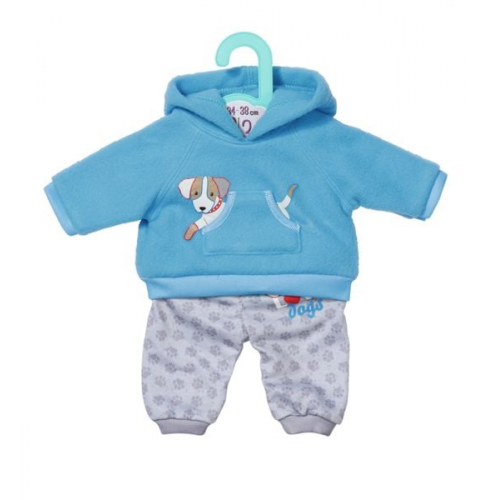 Dolly Moda Sport-Outfit Blau Hund 36