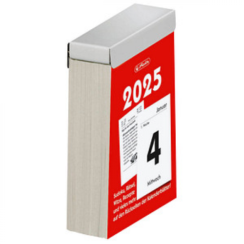 herlitz Abreißkalender Größe 4 2025