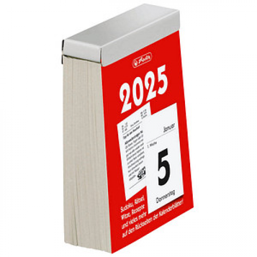 herlitz Abreißkalender Größe 5 2025