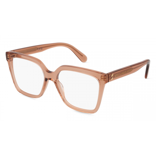 Stella McCartney SC50042I Damen-Brille inkl. Gläser Vollrand Eckig Acetat-Gestell 53mm/16mm/140mm, gelb