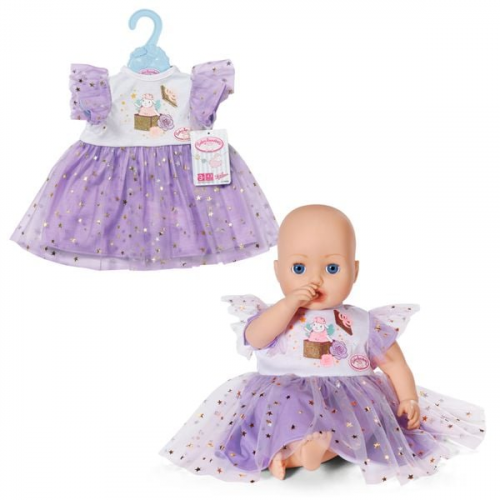 Baby Annabell Kleid Tutu lila 43cm