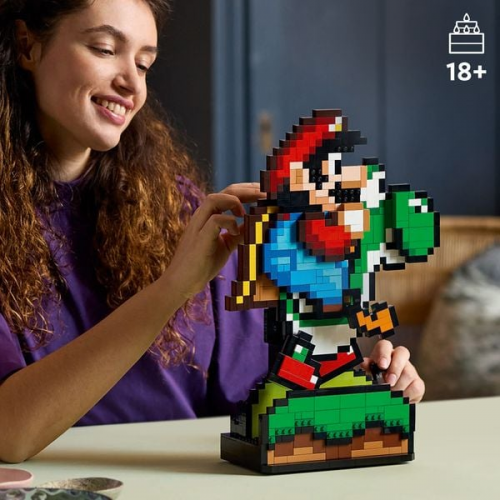 LEGO Super Mario World: Mario & Yoshi, Nintendo Set für Erwachsene 71438