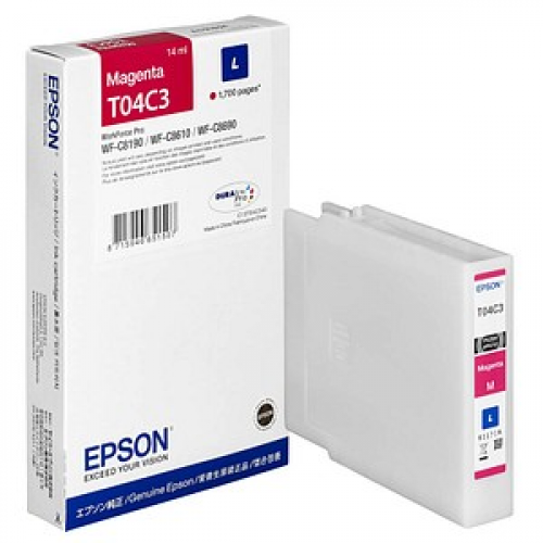 EPSON T04C3L  magenta Druckerpatrone