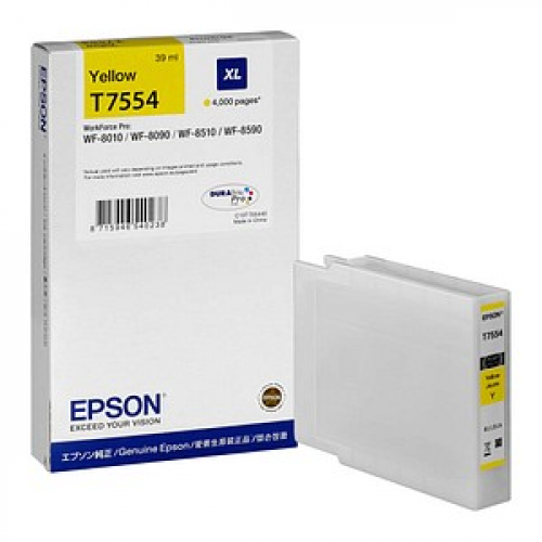 EPSON T7554XL  gelb Druckerpatrone