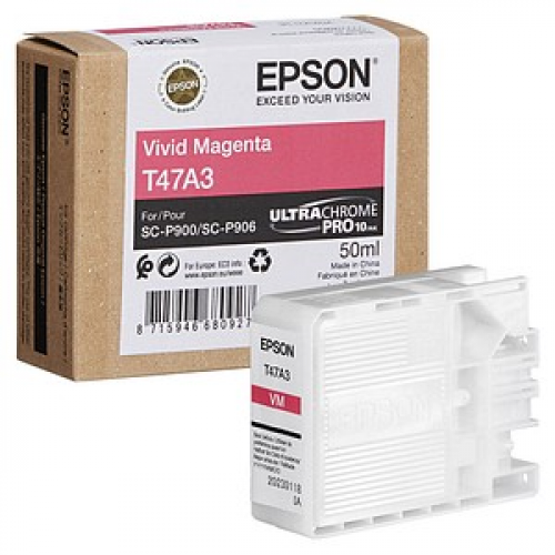 EPSON T47A3  vivid magenta Druckerpatrone