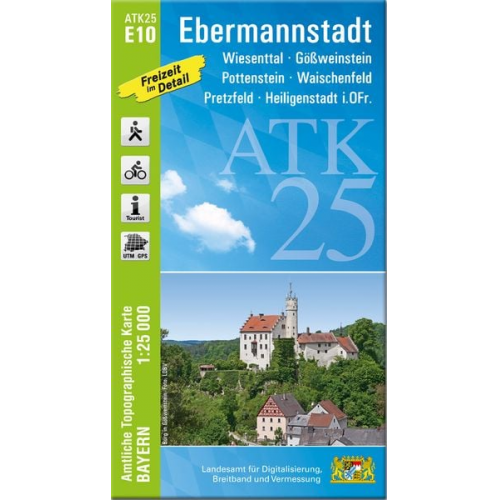 ATK25-E10 Ebermannstadt (Amtliche Topographische Karte 1:25000)