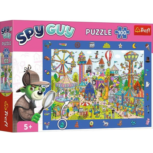 Observation / Beobachtungs Puzzle 100 - Spy Guy Vergnügungspark