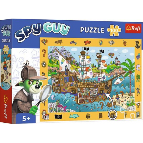 Observation / Beobachtungs Puzzle 100 - Spy Guy - Piratenschifft