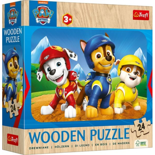 Trefl - Holzpuzzle 24 - Paw Patrol