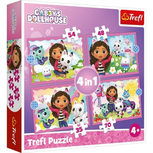 4 in 1 Puzzle - Gabby's Dollhouse