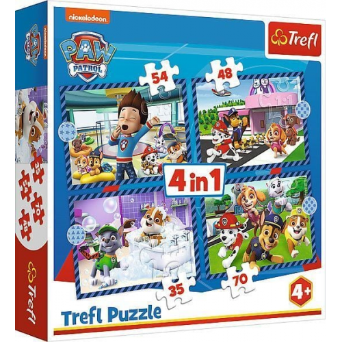 4 in 1 Puzzle - PAW Patrol