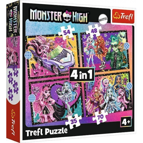 4 in 1 Puzzle - Monster High