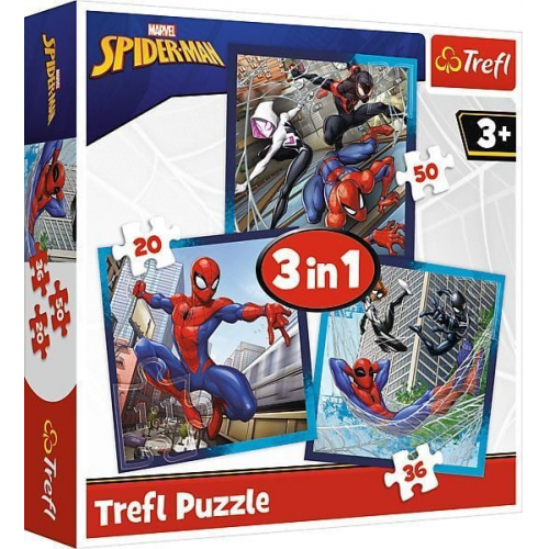 3 in 1 Puzzle - Spiderman