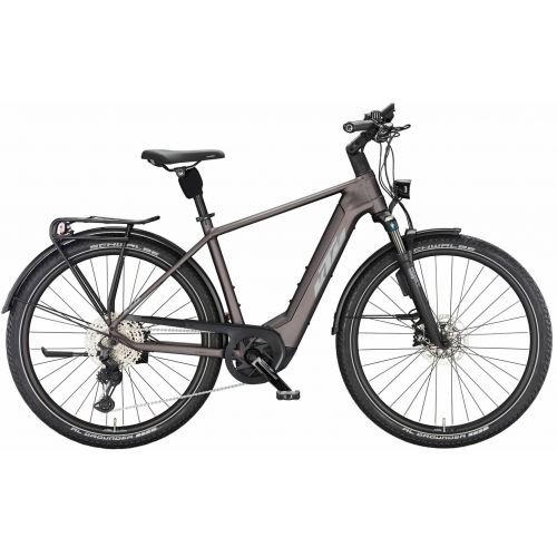 KTM MACINA GRAN 710 ABS (750 Wh), 11 Gang Kettenschaltung, Herrenfahrrad, Diamant, Modell 2023, 29 Zoll 51 cm elderberry matt (silver+black)