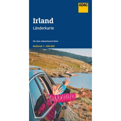 ADAC LänderKarte Irland 1:300 000