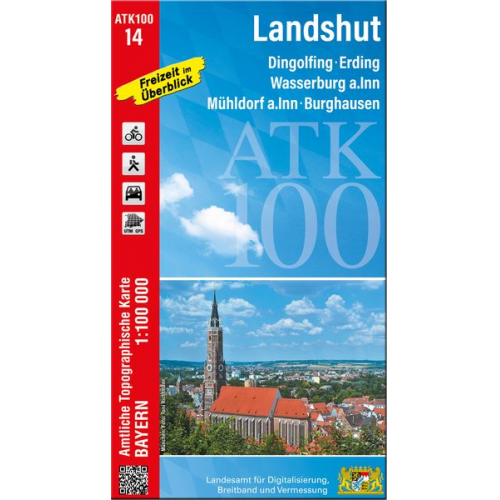 ATK100-14 Landshut (Amtliche Topographische Karte 1:100000)