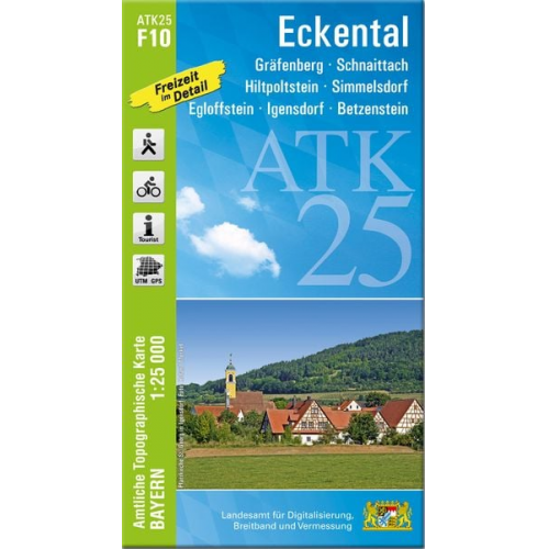 ATK25-F10 Eckental (Amtliche Topographische Karte 1:25000)