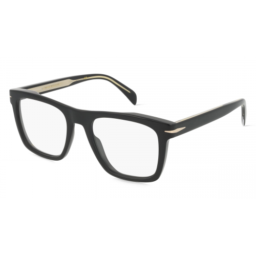 David Beckham DB 7020 Herren-Brille inkl. Gläser Vollrand Eckig Acetat-Gestell 51mm/20mm/145mm, schwarz