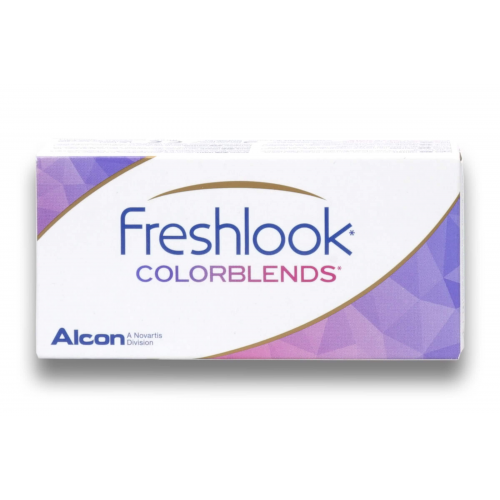 Alcon FreshLook ColorBlends (2er Packung) Monatslinsen (0.5 dpt & BC 8.6), Blue