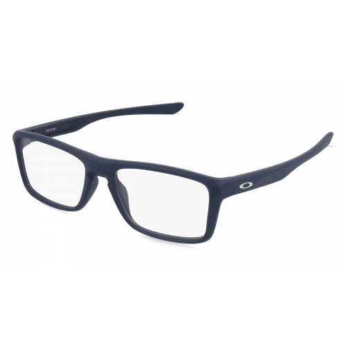 Oakley OX8178 RAFTER Herren-Brille inkl. Gläser Vollrand Eckig Kunststoff-Gestell 55mm/18mm/142mm, blau