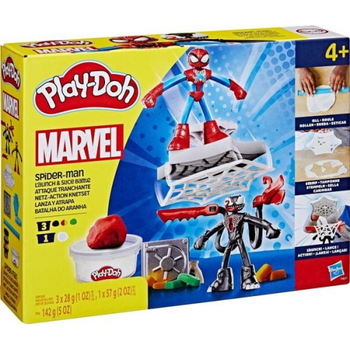 Hasbro F98275L0 - Play-Doh Marvel Spider-Man Netz-Action Knetset