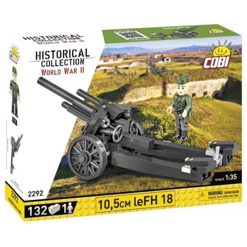 COBI Historical Collection 2292 - 10,5 cm LEFH 18, 132 Klemmbausteine, 1:35