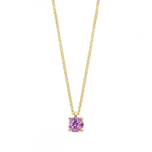 Blush 3200YPA Damen-Kette 585 Gold mit Rosa Amethyst