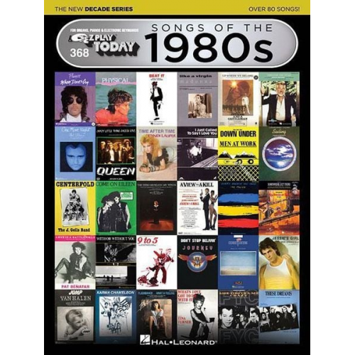 Hal Leonard Publishing Corporation (COR) - Songs of the 1980s - The New Decade Series: E-Z Play Today Volume 368