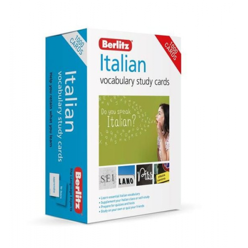 Berlitz - Berlitz Vocabulary Study Cards Italian (Language Flash Cards)