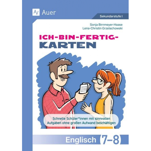 Sonja Birnmeyer-Haase Lena-Christin Grzelachowski - Ich-bin-fertig-Karten Englisch Klassen 7-8