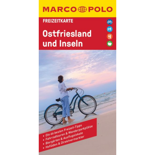 MARCO POLO Freizeitkarte Ostfriesland und Inseln 1:100 000