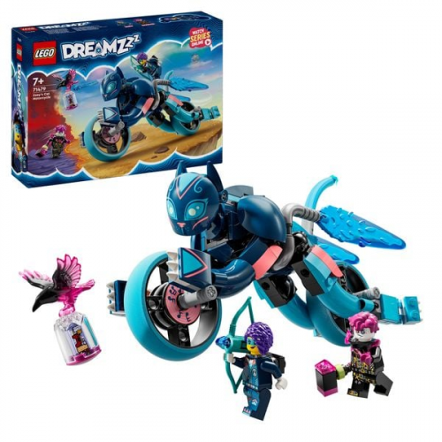 LEGO DREAMZzz Zoeys Katzenmotorrad, Spielzeugmotorrad Set 71479