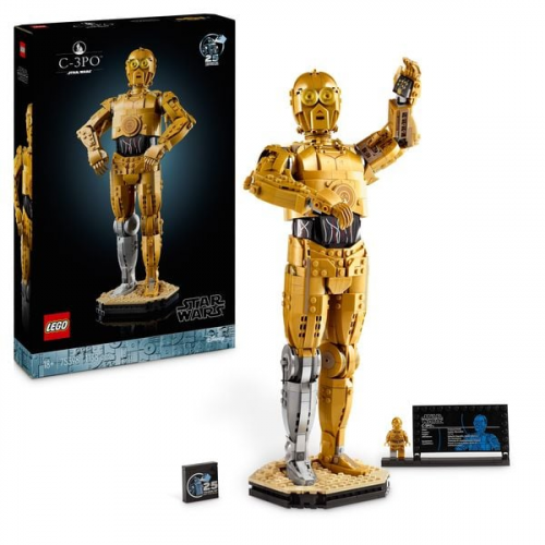 LEGO Star Wars C-3PO B, baubarer Droide, Geschenk für Erwachsene 75398