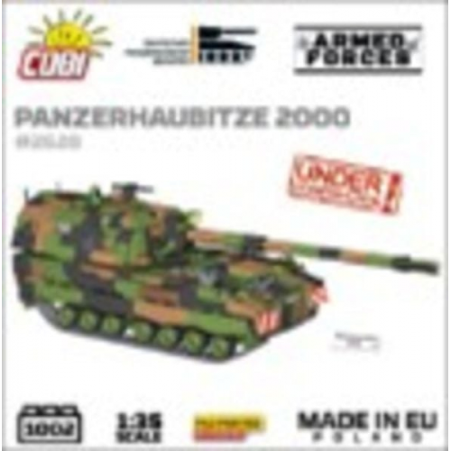 COBI Armed Forces 2628 - Panzerhaubitze 2000, 1002 Bauteile