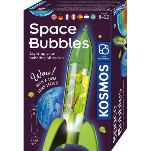 KOSMOS 617356 - Space Bubbles, Raketenbasis wird zur Lavalampe, Mitbring-Experimente