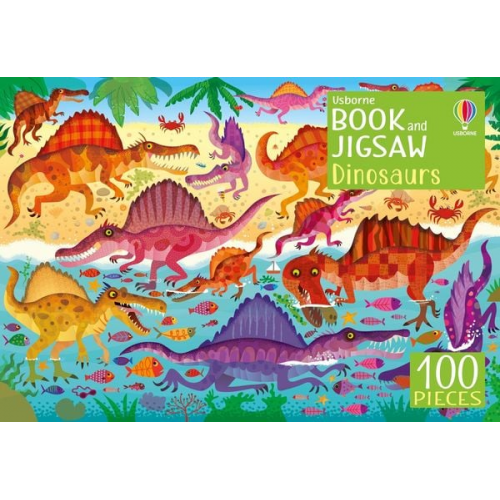 Usborne Book and Jigsaw Dinosaurs