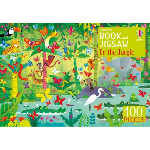 Usborne Book and Jigsaw In the Jungle