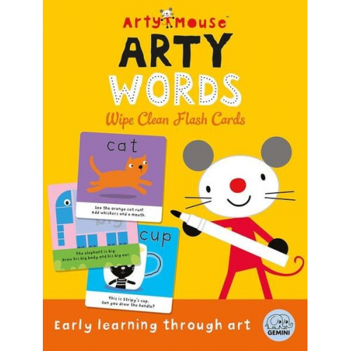 Arty Mouse Words Wipe Clean Flash Cards