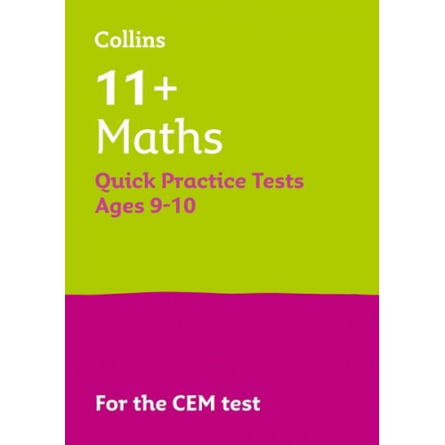 Letts 11 - 11+ Maths Quick Practice Tests Age 9-10 (Year 5)