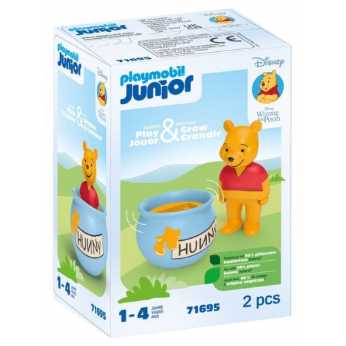 PLAYMOBIL JUNIOR & Disney 71695 - Winnie Puuhs Stehauf-Honigtopf
